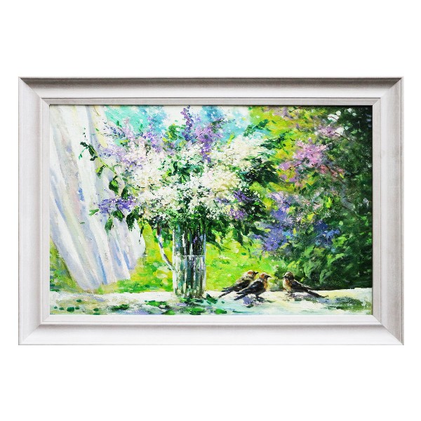 Oil Painting Frame-กรอบรูปภาพสีน้ำมัน-ภาพสีน้ำมัน-Custom Framing-Oil Painting